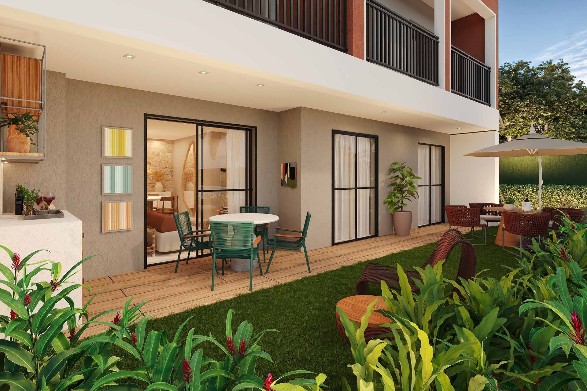 Apartamento garden com jardim privativo